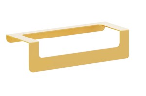 WIESZAK LOFT 64x9x6 cm NA RĘCZNIKI  DO ZAWIESZENIA ,ZŁOTY PÓŁMAT  