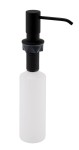 Dozownik mydła/płynu  blatowy 55x278x103 mm / 350 ml, czarny mat