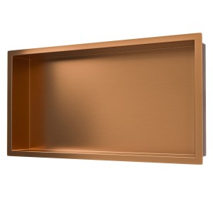 PÓŁKA WNĘKOWA / półka 30x60x10 cm , szczotkowana miedź  