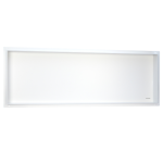 Półka wnękowa z kołnierzem 90x30x10 cm prostokąt stal nierdzewna, Box One biała  