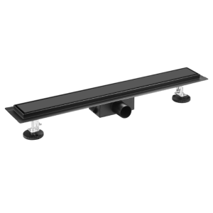 Odpływ liniowy 70 cm dwustronny 2w1, Duplex Next czarny