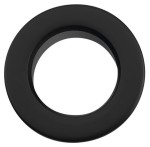 ROZETKA / maskownica przelewu umywalki / plastik 32mm, czarny