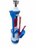 Zawór spustowy 3/6l przycisk chrom uniwersalny MADE IN UE