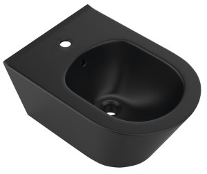 Bidet wiszący 35,5x53 cm  czarny mat AVVA