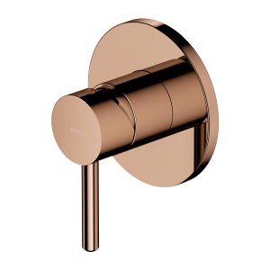 Bateria prysznicowa podtynkowa 11x11cm, miedź  Y 