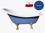 Wanna wolnostojąca barwiona w masie 170cm kompozyt ,RETRO  