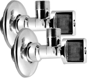 Zawór kątowy 1/2"x3/8"  bez nakrętki, chrom( 2szt. /para )/WYSYŁKA 24H