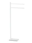 Stojak z wieszakiem na ręczniki 140x835x340 mm , biały mat TRILLY 