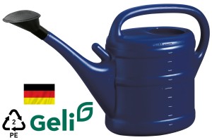 Konewka Geli z przystawką do zraszacza + sitko, 10l niebieska - Wielosezonowa 