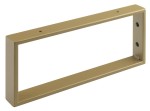 Wspornik blatu/ wieszak na ręcznik 35x15x4 cm  stal malowana, złoty mat