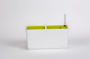 Skrzynka balkonowa 6L Samonawadniająca 40cm Biała Berberis