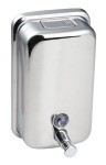 Dozownik 100x150x105 mm płynnego mydła 400 ml, stal nierdzewna polerowana