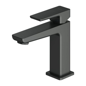 Bateria umywalkowa stojąca 15 cm grafit , PARMA 