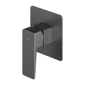 Bateria prysznicowa podtynkowa  11x11 cm  grafit , PARMA 