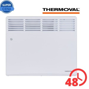 Grzejnik konwektorowy 45x78,5x9  cm niskotemperaturowy elektryczny T18 2000 ED  2,0 kW, IP24, biały