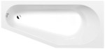 Wanna asymetryczna/ narożna 150x75x46 cm/ 180L prawa, biała TIGRA 