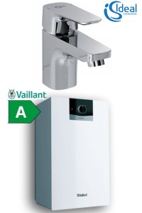 Bojler niskociśnieniowy  5l podumywalkowy 230 W- 2 kW, VEN5/7-5 U Vaillanat + BATERIA BEZCIŚNIENIOWA TRÓJDROŻNA UMYWALKOWA JEDNOUCHWYTOWA DO PODGRZEWACZY WODY