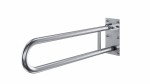 Uchwyt łazienkowy uchylny dla osób niepełnosprawnych 70 cm/Ø 32 mm /180kg , stal nierdzewna mat