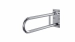 Uchwyt łazienkowy uchylny dla osób niepełnosprawnych 60 cm/Ø 32 mm /180kg , stal nierdzewna mat