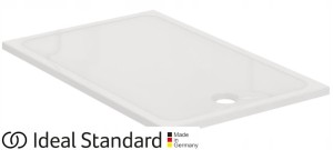 Brodzik prostokątny 100x80 x4 cm ceramiczny  biały ,  Ideal Standard