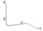 Uchwyt wannowo prysznicowy prawy	600x600x600 mm/ Ø 32 mm/180kg ,  dla osób niepełnosprawnych , poziom/pion biały