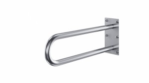 Uchwyt łazienkowy stały dla osób niepełnosprawnych 60 cm/Ø 32 mm /180kg , Stal nierdzewna mat