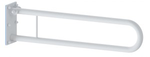 Uchwyt łazienkowy uchylny 80cm / Ø 32 mm/ 120kg dla osób niepełnosprawnych, biały