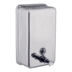 Dozownik mydła 121x206x160 mm /1200ml stal nierdzewna połysk 