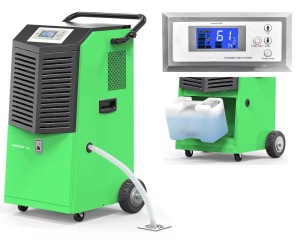 Osuszacz powietrza przemysłowy   70l / 24h , budowlany  970W, 220 V - 240 V , 550 x 500 x 825 mm