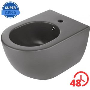 Miska bidetowa 51x36x30 cm,  antracyt, titanium Peonia / WYSYŁKA 48H