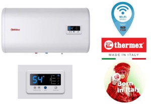 Poziomy bojler slim ,,uczący się" 42L sterowany aplikacją Wi-Fi , biały IF 50 H COMFORT Wi-Fi  THERMEx