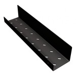 Półka pod prysznic 60x 7.6x 8.6 cm do zawieszenia ,  stal nierdzewna czarna