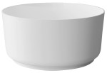 Wanna wolnostojąca  okrągła ø110x51cm, cm / 325L + odpływ z korkiem klik-klak i syfon, kompozyt  biały mat ESTATIS