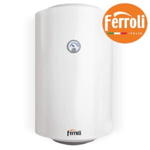 ELEKTRYCZNY PODGRZEWACZ PIONOWY C.W.U. 97L 2KW 438X915 MM+ KABEL Z WTYCZKĄ , BIAŁY FERROLI VBO 100 2KW
