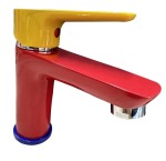 Kolorowa bateria umywalkowa 14,9 cm do małych umywalek i dla dzieci KID 