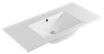 Umywalka ceramiczna meblowa 100x46cm, biały SLIM