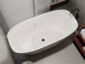 Wanna 1645x805x700 450L wolnostojąca SANTORINI lany marmur  