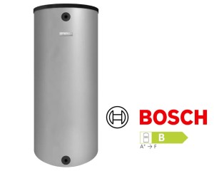 Zbiornik buforowy  120L stojący, cylindryczny, nieemaliowany  bez wężownicy (srebrny) Bosch BH 120-51B , Do współpracy z pompami ciepła