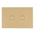 Przycisk spłukujący do stelaża pneumatyczny 21,5X14,5 cm Blink ZŁOTY JASNY , OLI 878781