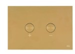 Przycisk spłukujący do stelaża pneumatyczny 21,5X14,5 cm Blink ZŁOTY , OLI 883246