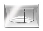 Przycisk spłukujący do stelaża mechanicznego  24,5x16,5 cm River chrom mat Oli 638506