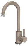 Bateria kuchenna 32 cm obrotowa wylewka , beżowy granit
