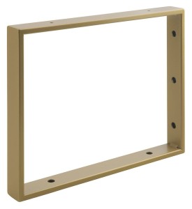 Wieszak/wspornik pod blat 350x280x40mm , stal malowana złoty mat 1szt.