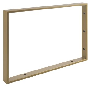 Wieszak/wspornik pod blat 490x330x40mm,stal malowana złoty mat  