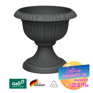 Doniczka Ø 40cm 40cmx33cmx36cm antracyt Geli BLUMENSPINDEL  / LETNIA PROMOCJA