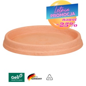 Podstawka pod doniczkę okrągła 35cm terakota Geli MARCELLA