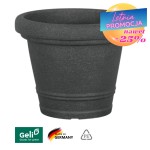 Doniczka 29,5x23,5 cm 8L antracyt Geli MILANO/ LETNIA PROMOCJA