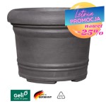 Doniczka 30x22x25x23 cm 8,5L antracyt Geli PALERMO / LETNIA PROMOCJA