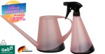 ZESTAW : Konewka 1,3L +SPRYSKIWACZ /ZRASZACZ LOFT, 0.75L - przezroczysta / delikatny róż , CAPRI GELI / LETNIA PROMOCJA