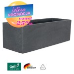 Doniczka 80x30x27 cm / 32L , struktura kamienia/ kolor betonu , Kubus Stone / LETNIA PROMOCJA